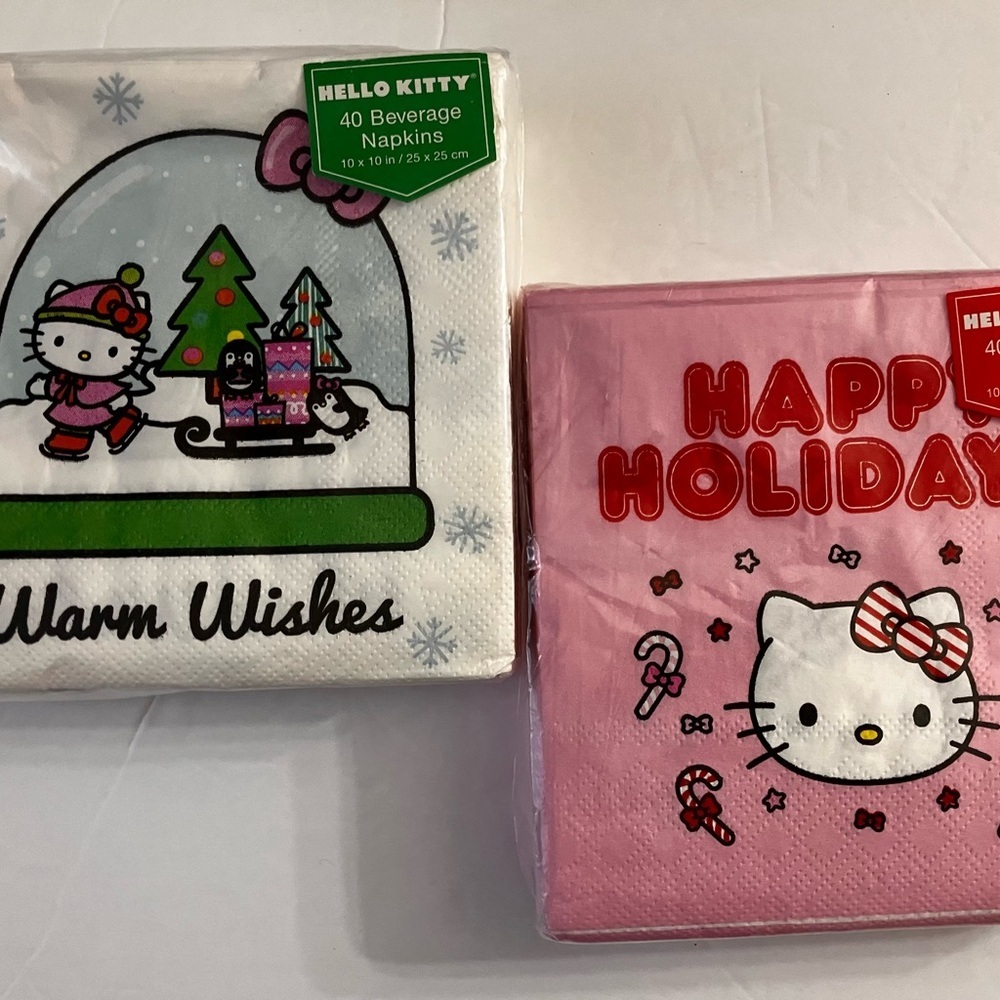 Hello Kitty Holiday Napkins